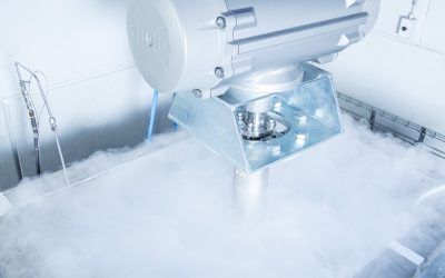 Test criogénico de duración para válvula cuádruple offset