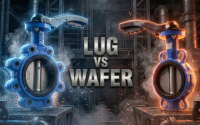 Difference between Wafer-type and Lug-type butterfly valves